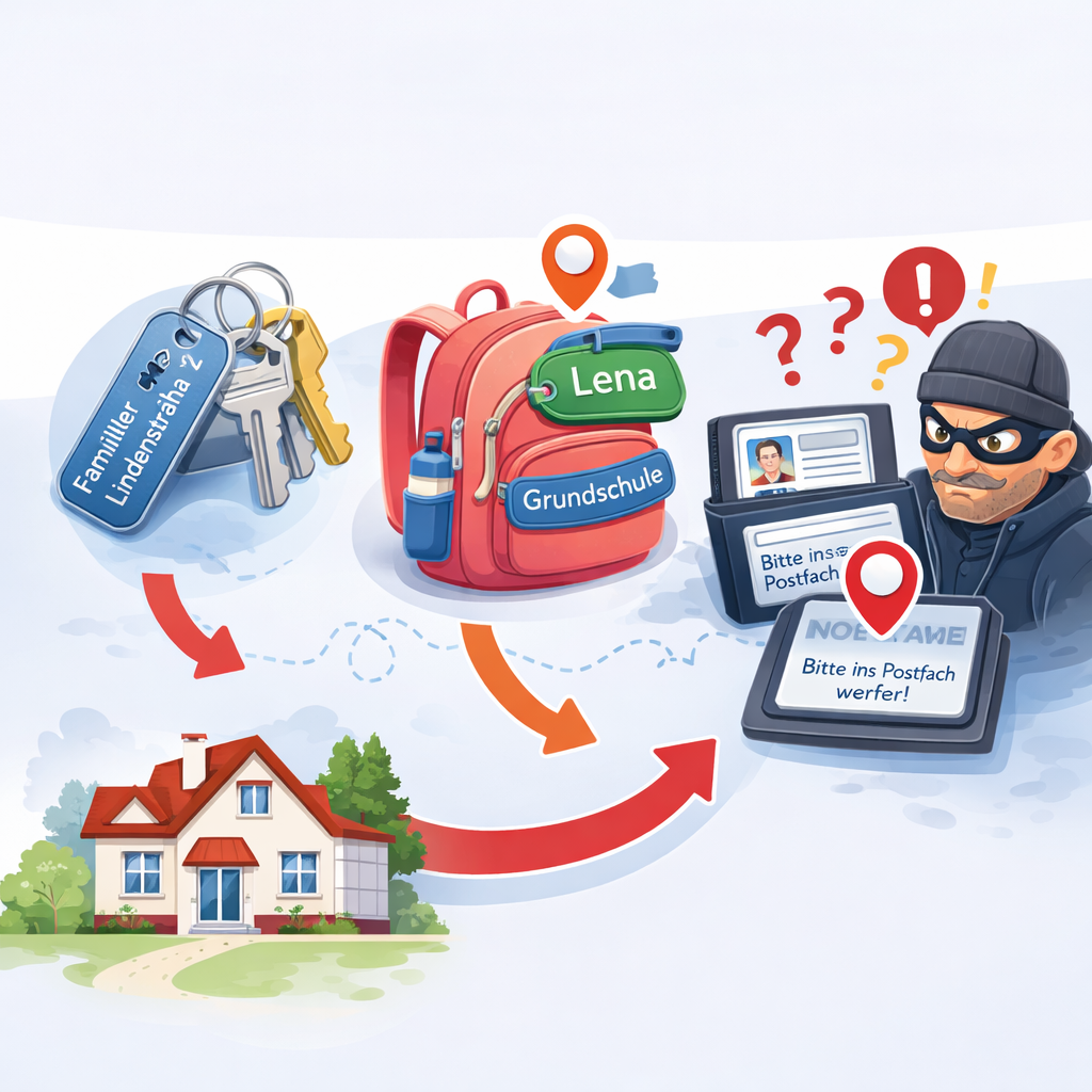 Name und Adresse sind riskant