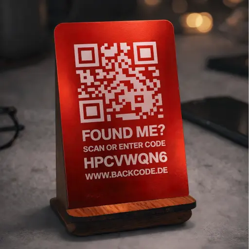 QR-Code Karte im Kreditkartenformat